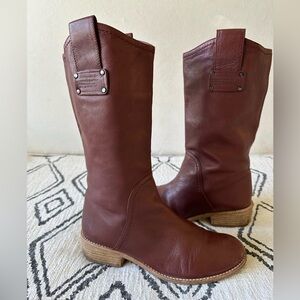 Marc by Marc Jacobs Calf-High
Leather Boots Womens 7.5